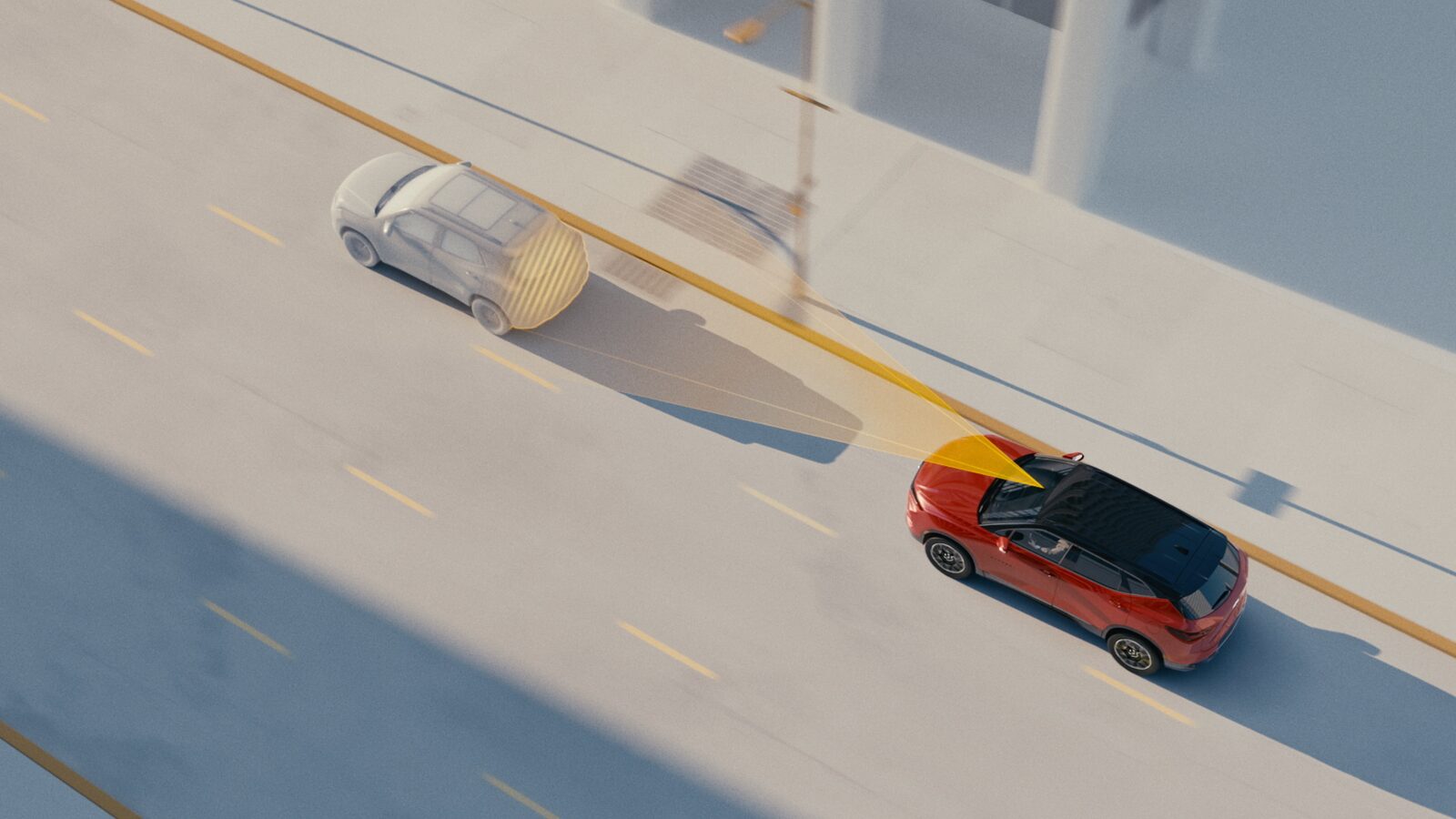 La fonction de témoin de distance avec le véhicule qui précède du Chevrolet Blazer 2026.