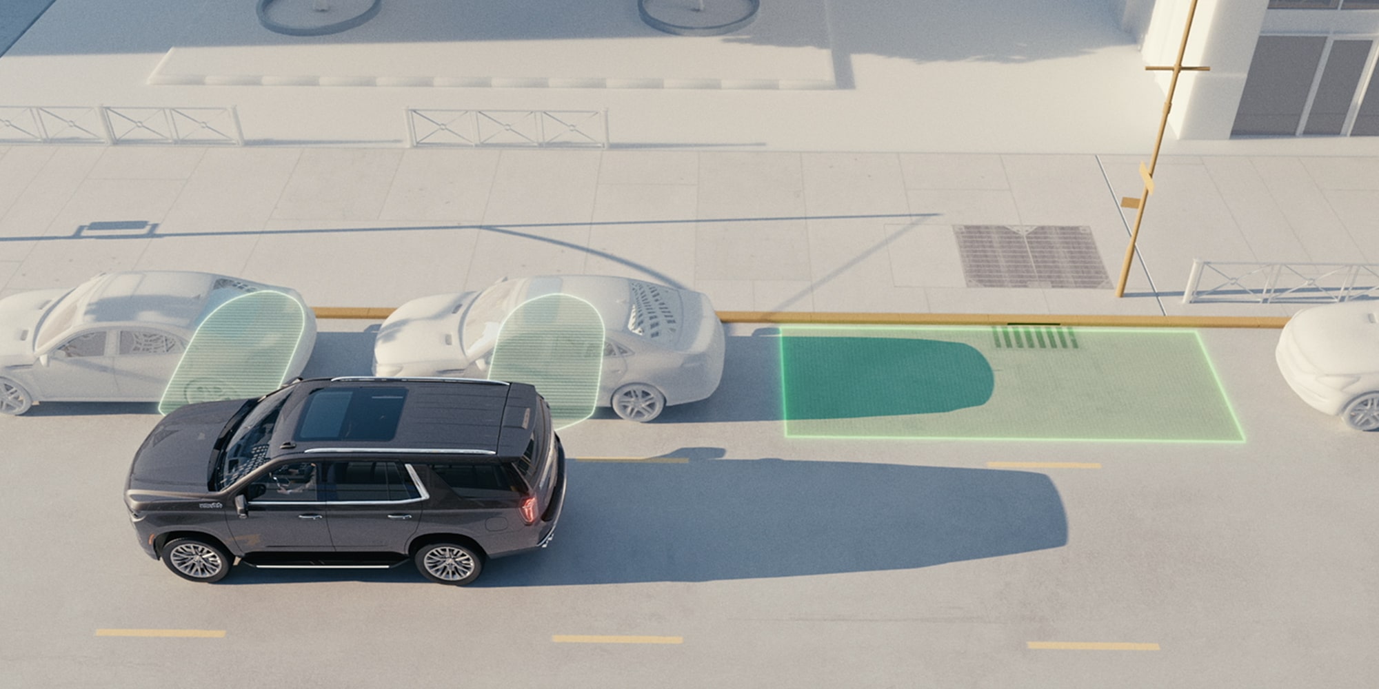 2026 Chevrolet Suburban Automatic Park Assist Safety Feature.