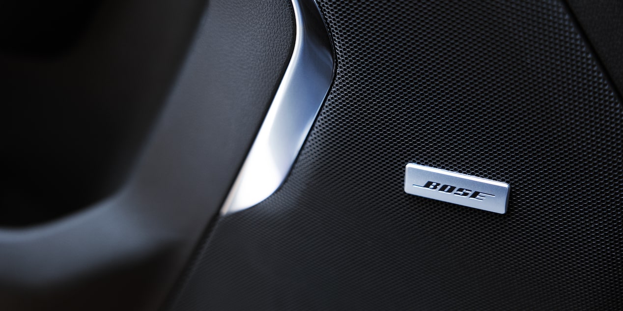 Close-up of the 2026 Chevrolet Tahoe Bose Sound System Speaker.