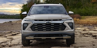 2026 Chevy Trailblazer Head On With Lake and Woods in Background