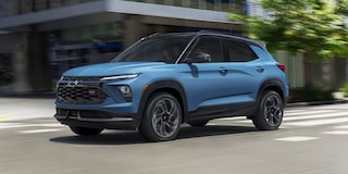 2026 Chevy Trailblazer Driving Through a City Intersection
