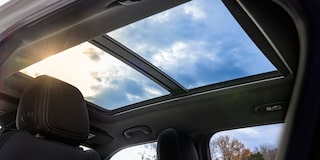 Interior View of the Sunroof Inside the 2026 Chevy Trailblazer
