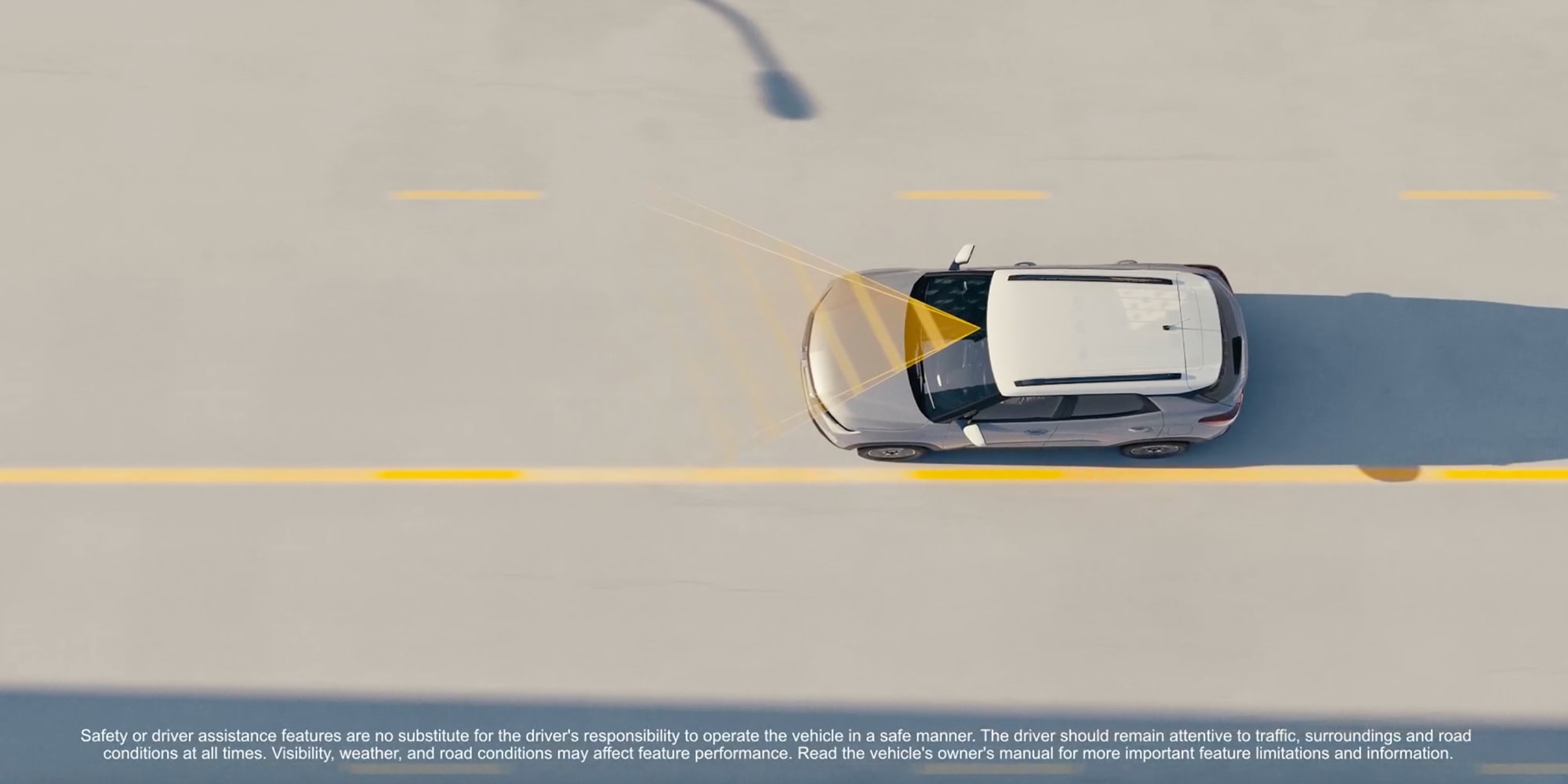 Chevrolet Trailblazer – assistance sécurité Chevrolet : aide au maintien sur la voie avec avertisseur de sortie de voie.