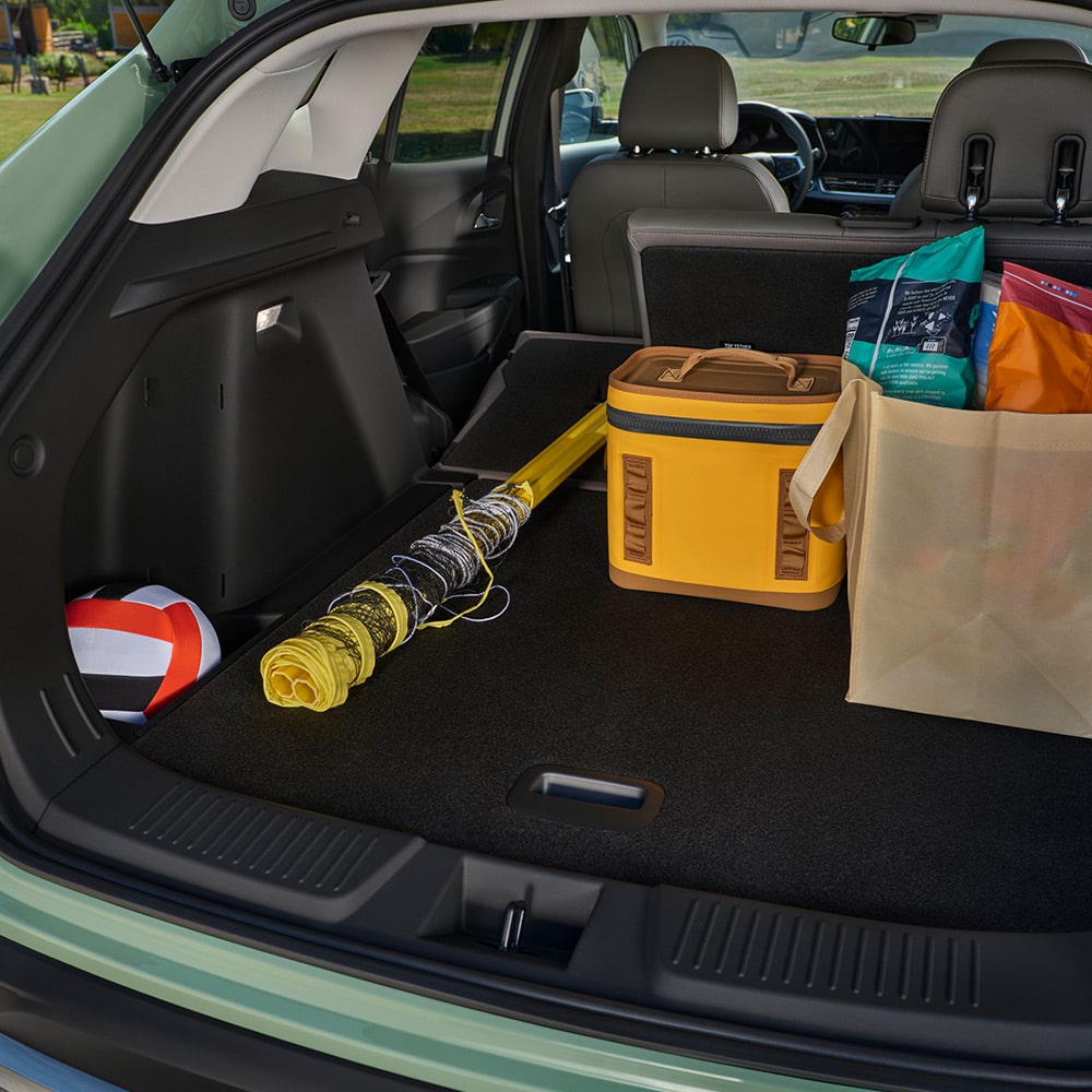 Beach Equipment Stowed on the Trunk of the 2026 Trax.