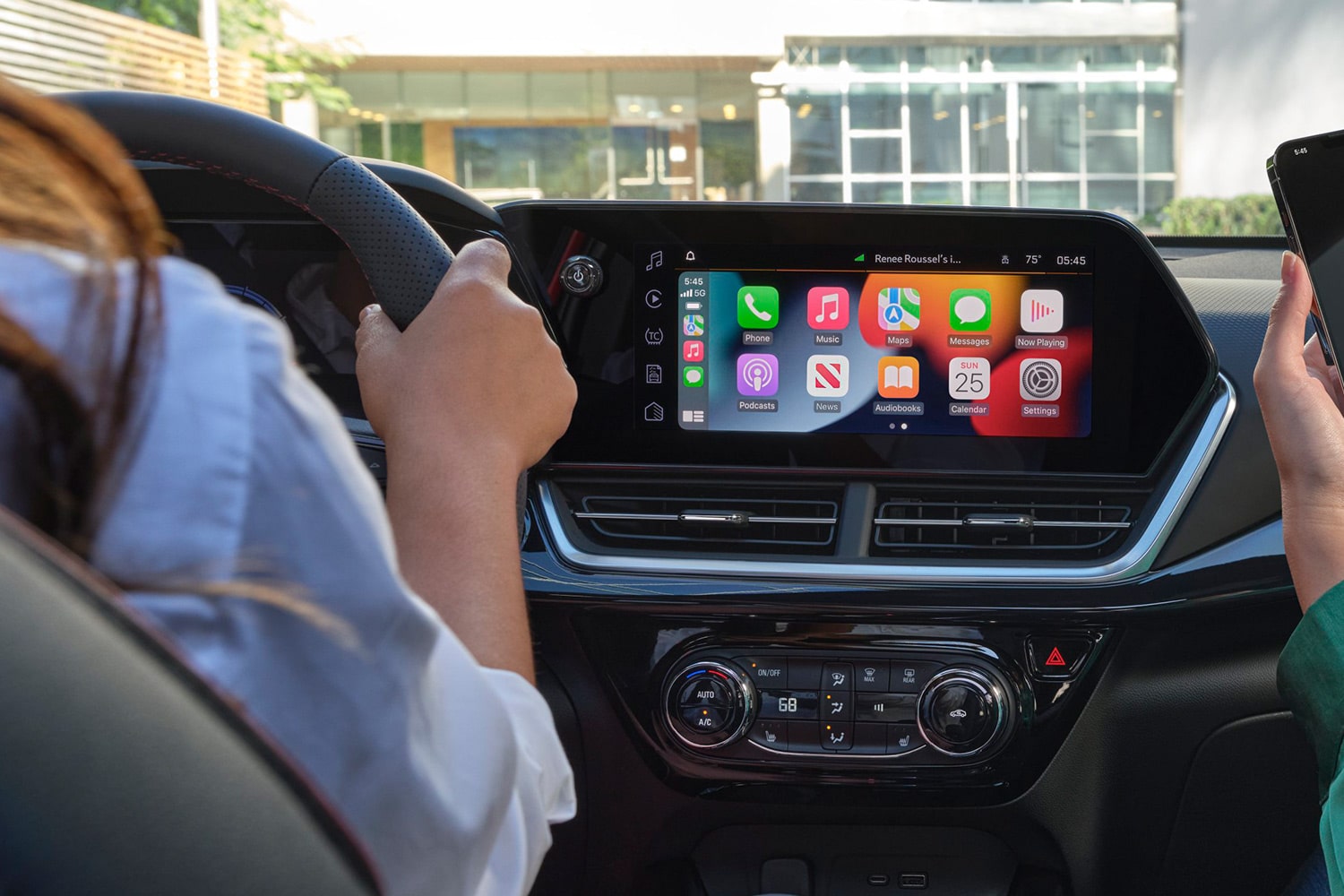 Infotainment Screen Inside the 2026 Chevrolet Trax.
