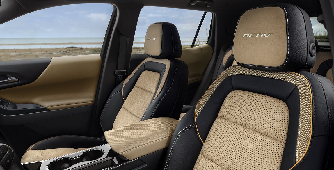 Comfortable seating inside the 2027 Chevrolet Equinox.