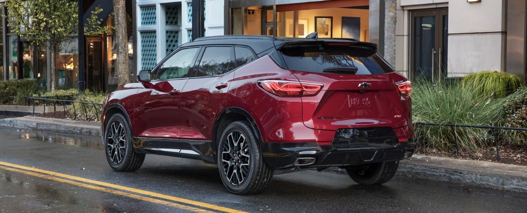 Chevrolet Blazer RS trim.