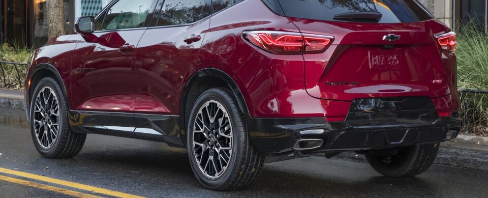 Chevrolet Blazer RS trim.