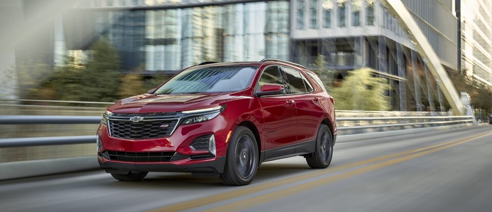 Chevrolet Equinox RS trim.