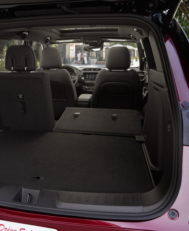 Opened trunk of the Chevrolet RS trim.