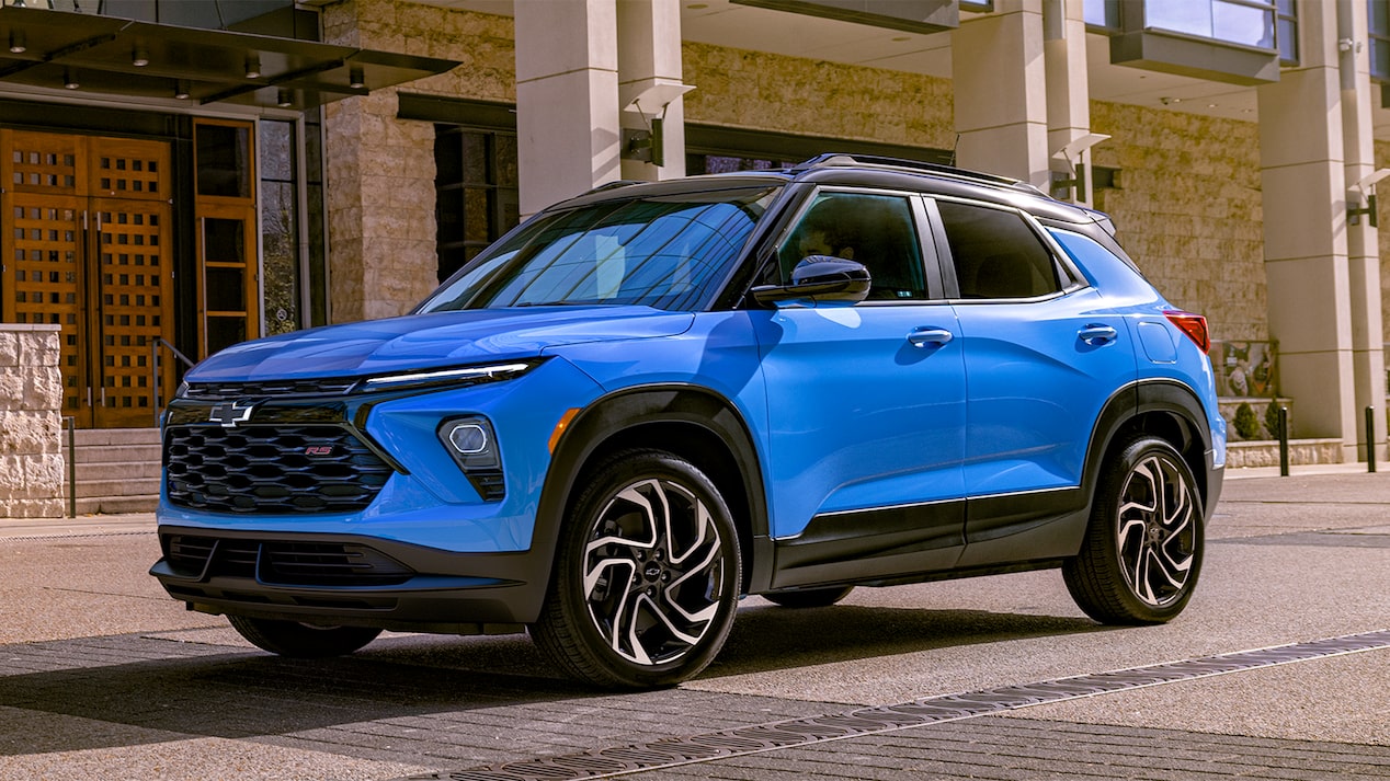 Chevrolet Trailblazer RS trim.