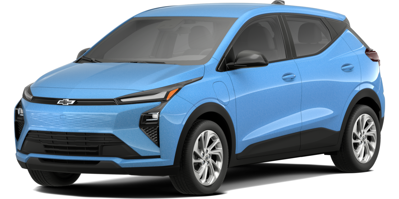 Front three-quarters view of the Chevrolet Bolt EV LT.