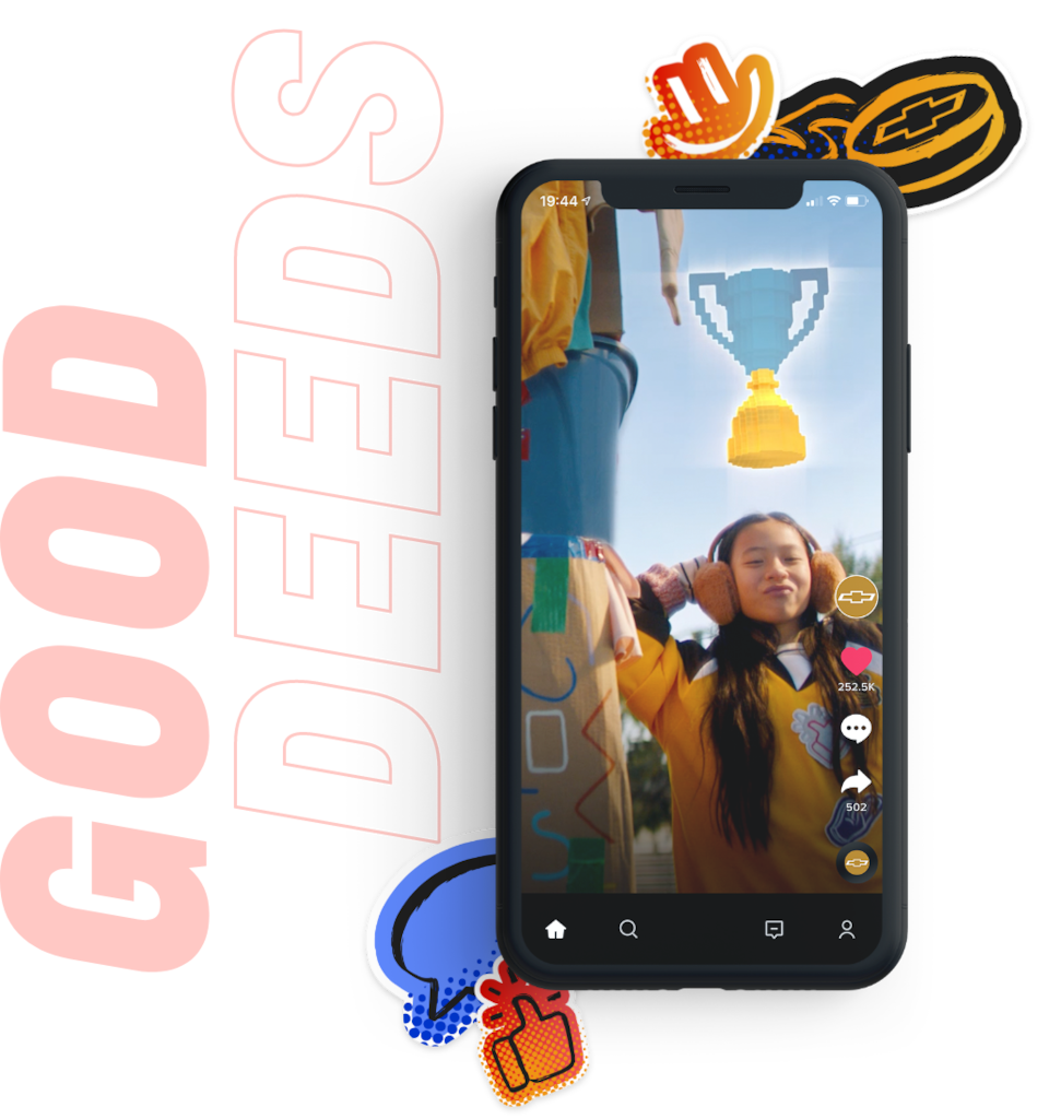 2023 Chevrolet Good Deeds Cup Infographic: Instructions on how to submit Good Deeds.