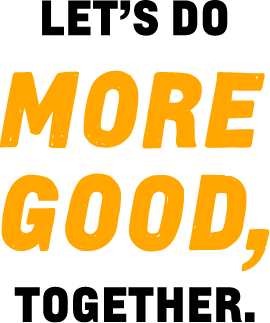 2023 Chevrolet Good Deeds Cup Banner Caption: Let's do more good, together.