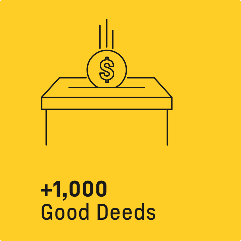 Plus 1,000 Good Deeds.