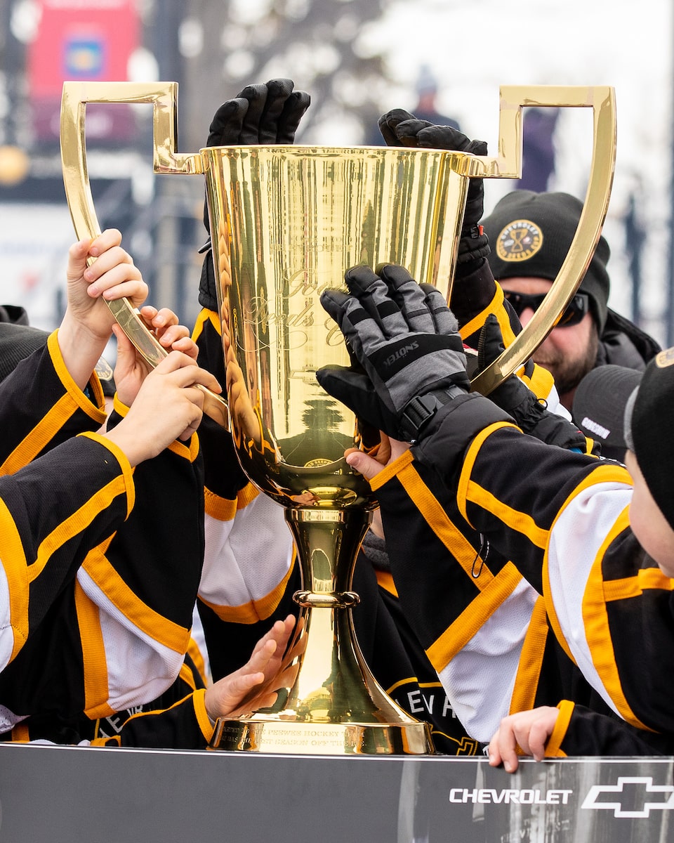 Chevrolet Good Deeds Cup trophy.
