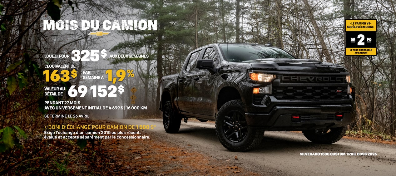Silverado 1500 Custom Trail Boss 2026