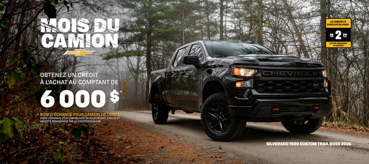 Silverado 1500 Custom Trail Boss 2026