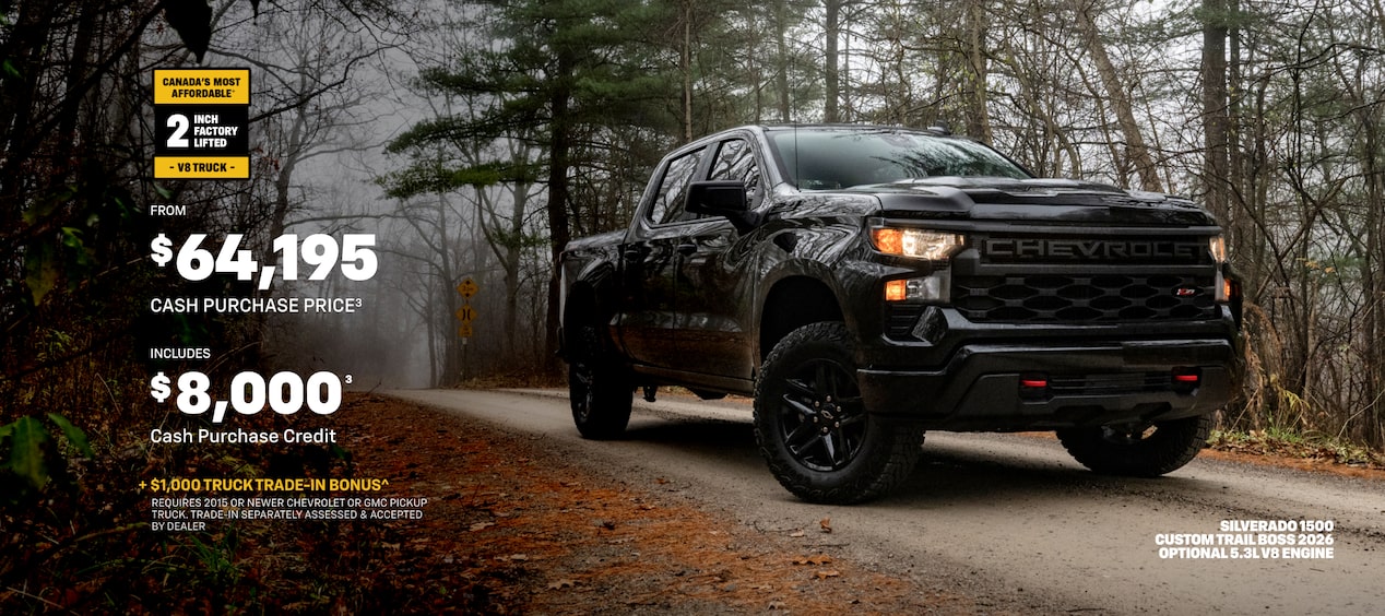 2026 Silverado 1500 Custom Trail Boss