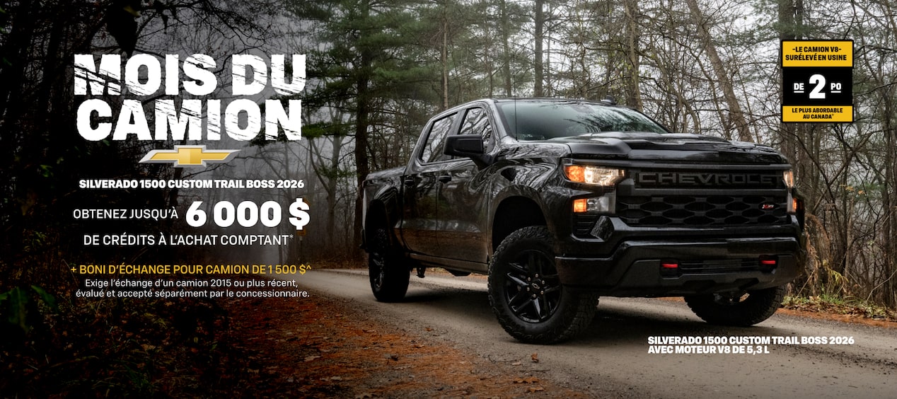 Silverado 1500 Custom Trail Boss 2026