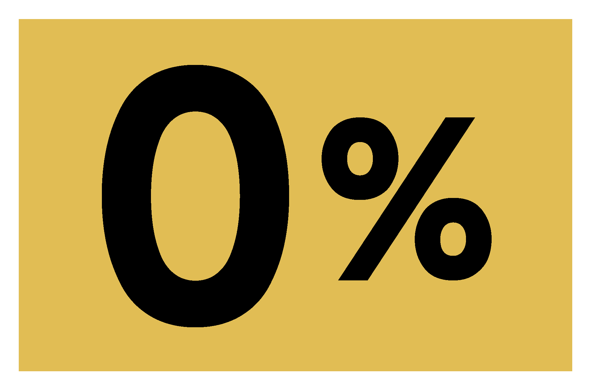 0% Logo