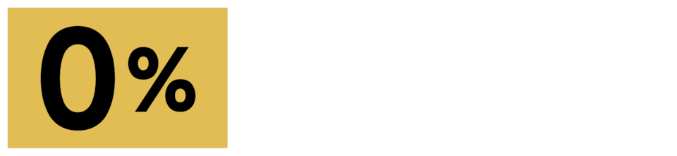 0% logo