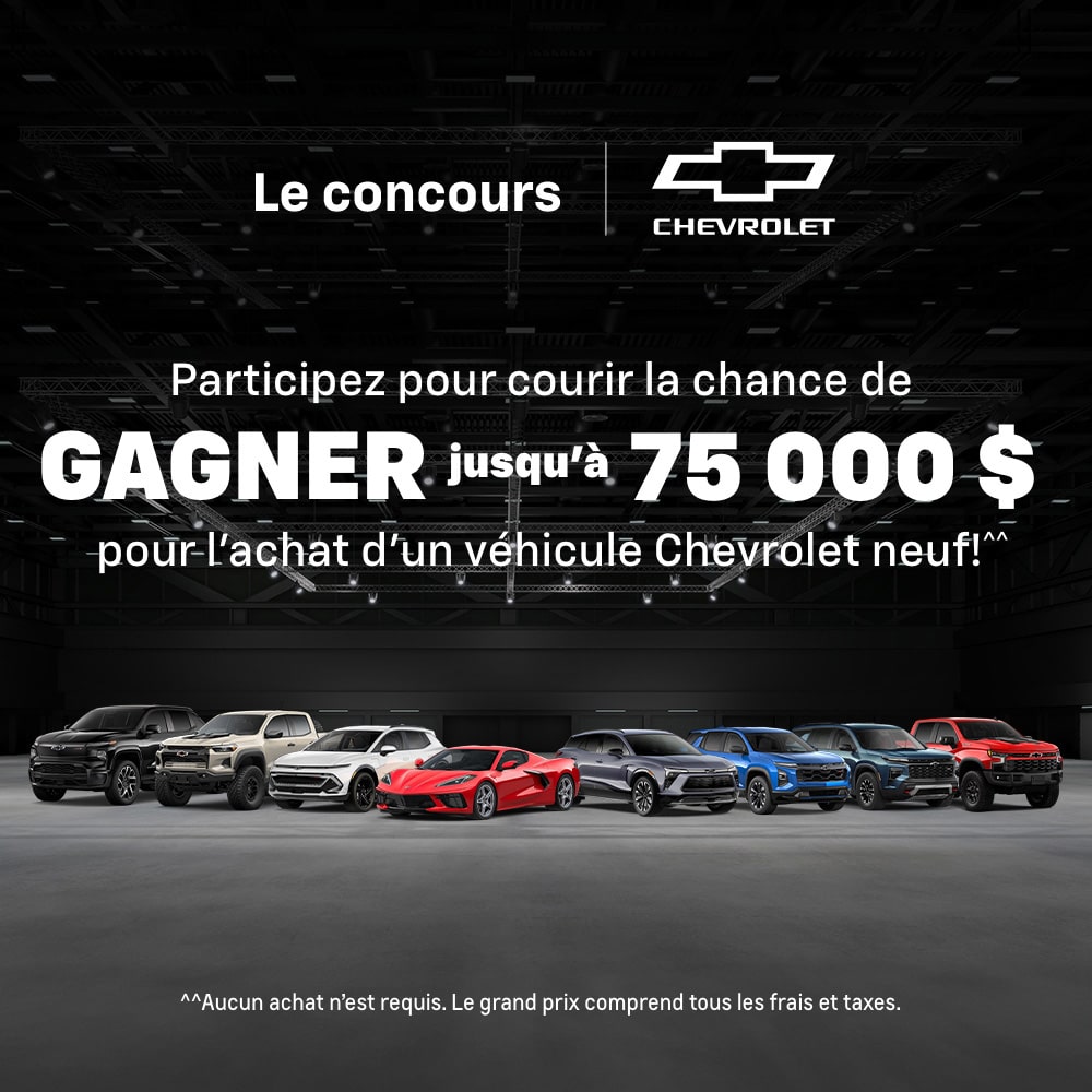 Le concours de Chevrolet