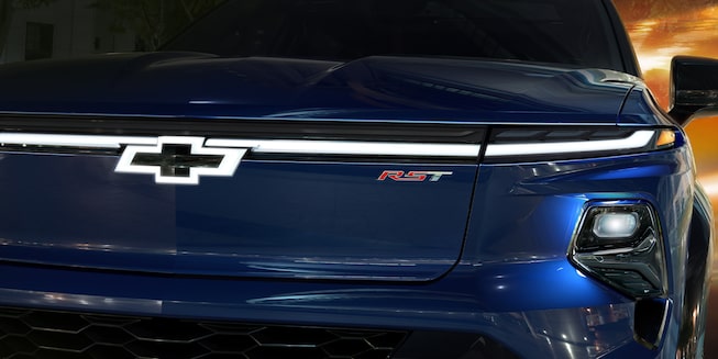 Vue avant du Silverado EV RST.