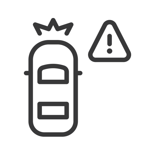 Icône de l’alerte de prévention de collision.