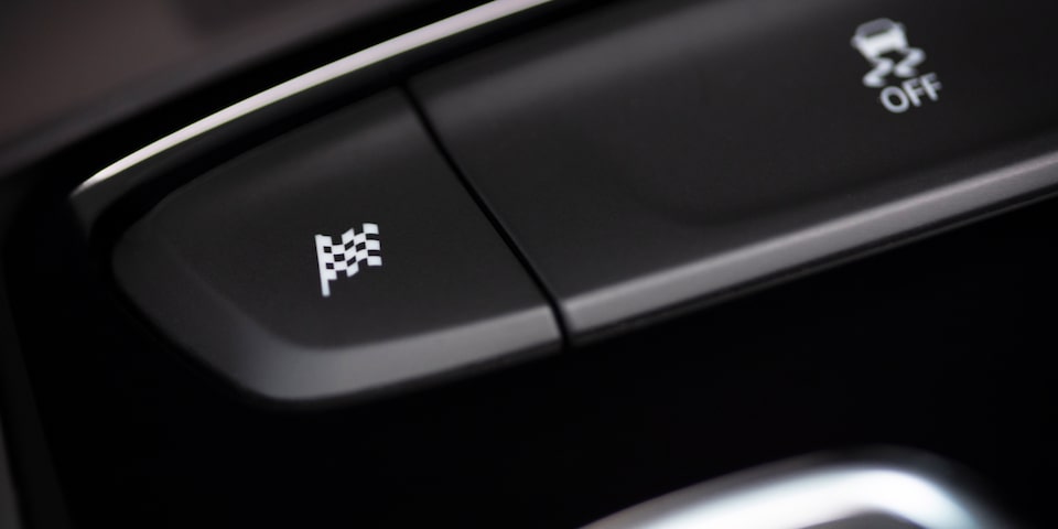 Bouton de Mode sport du Bolt EUV 2023.