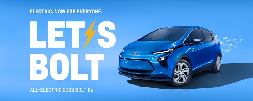All-Electric 2023 Bolt EV.