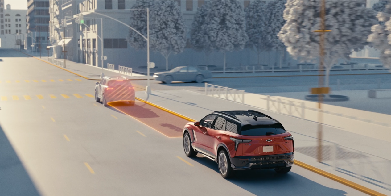 Le freinage d’urgence automatique du Chevrolet Blazer EV 2026.