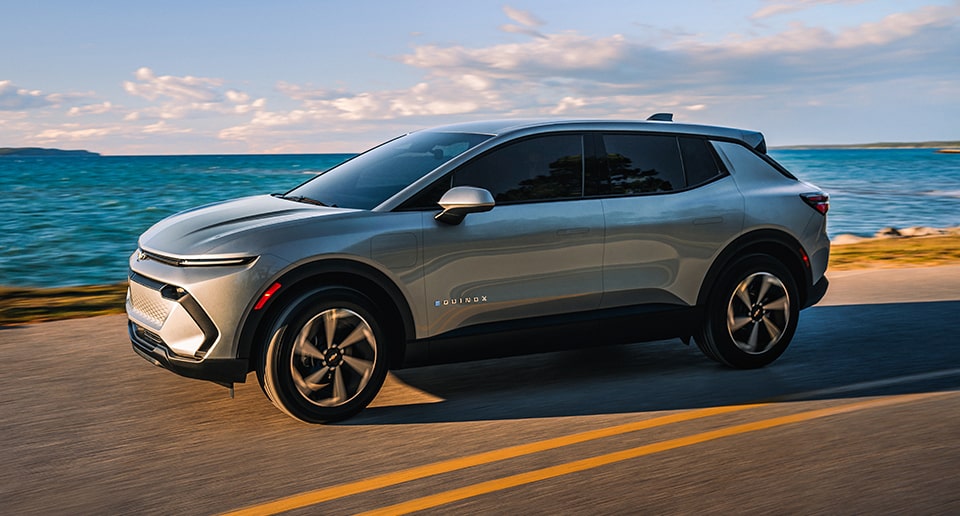 2026 Chevrolet Equinox EV on the beach