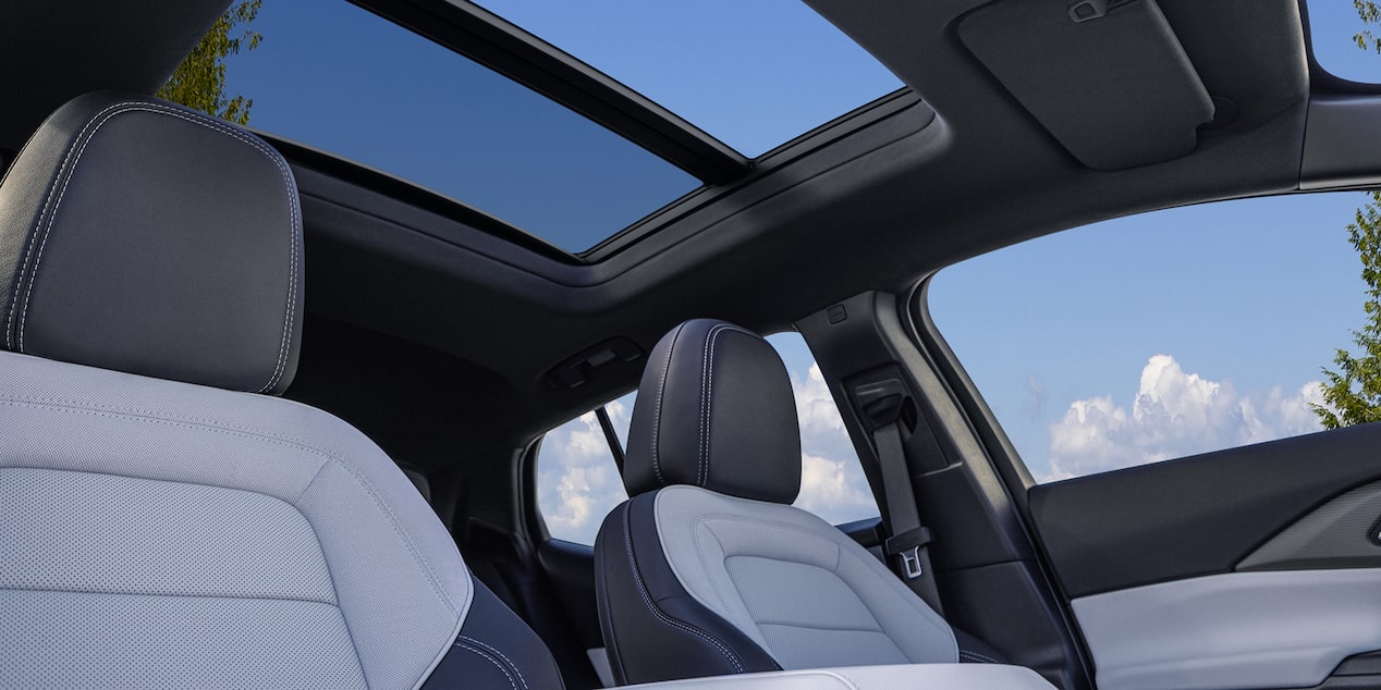 Front Row Seating Headrests Inside the 2026 Chevrolet Equinox EV.