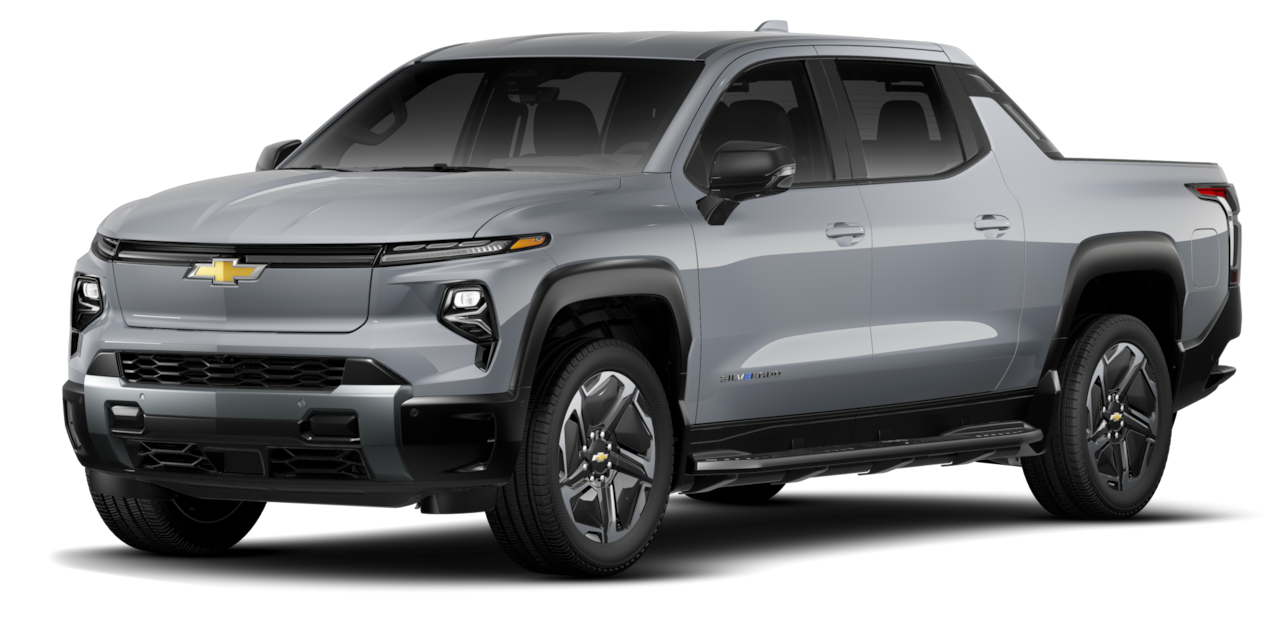 Image d’entrée d’une maison pour le Chevrolet Silverado EV LT 2026.