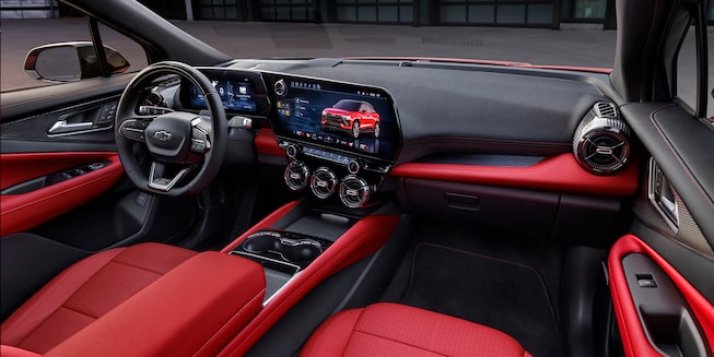 2024 Blazer EV front interior.