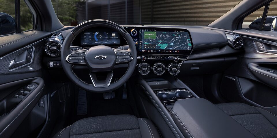 2024 Blazer EV interior.