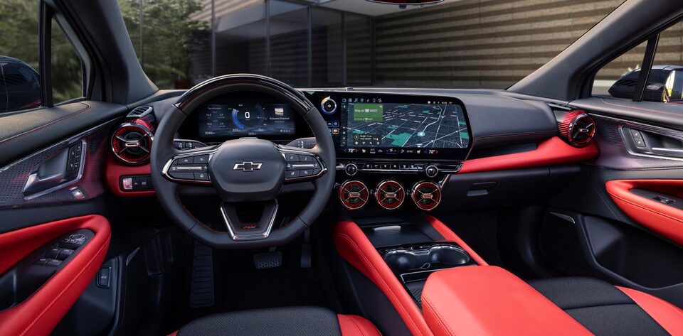 2024 Blazer EV interior.