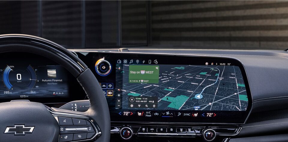 2025 Chevrolet Blazer EV infotainment system.