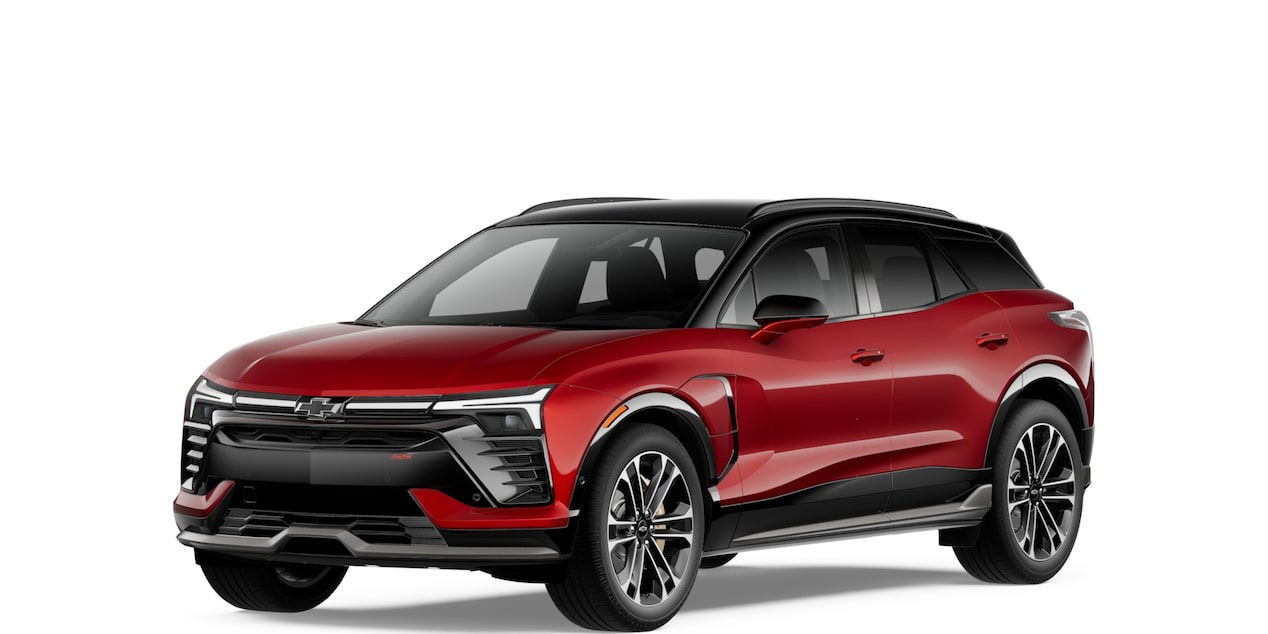 Vue latérale avant du Chevrolet Blazer EV SS 2026.