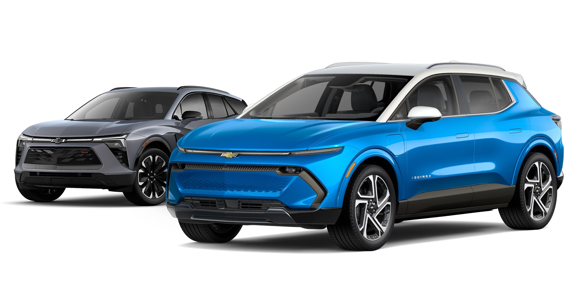 A Lineup of Chevrolet SUVs.