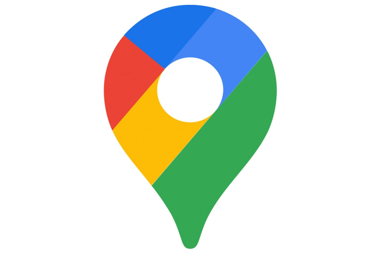 Icône de Google Maps de Google intégré dans les VÉ Chevrolet.