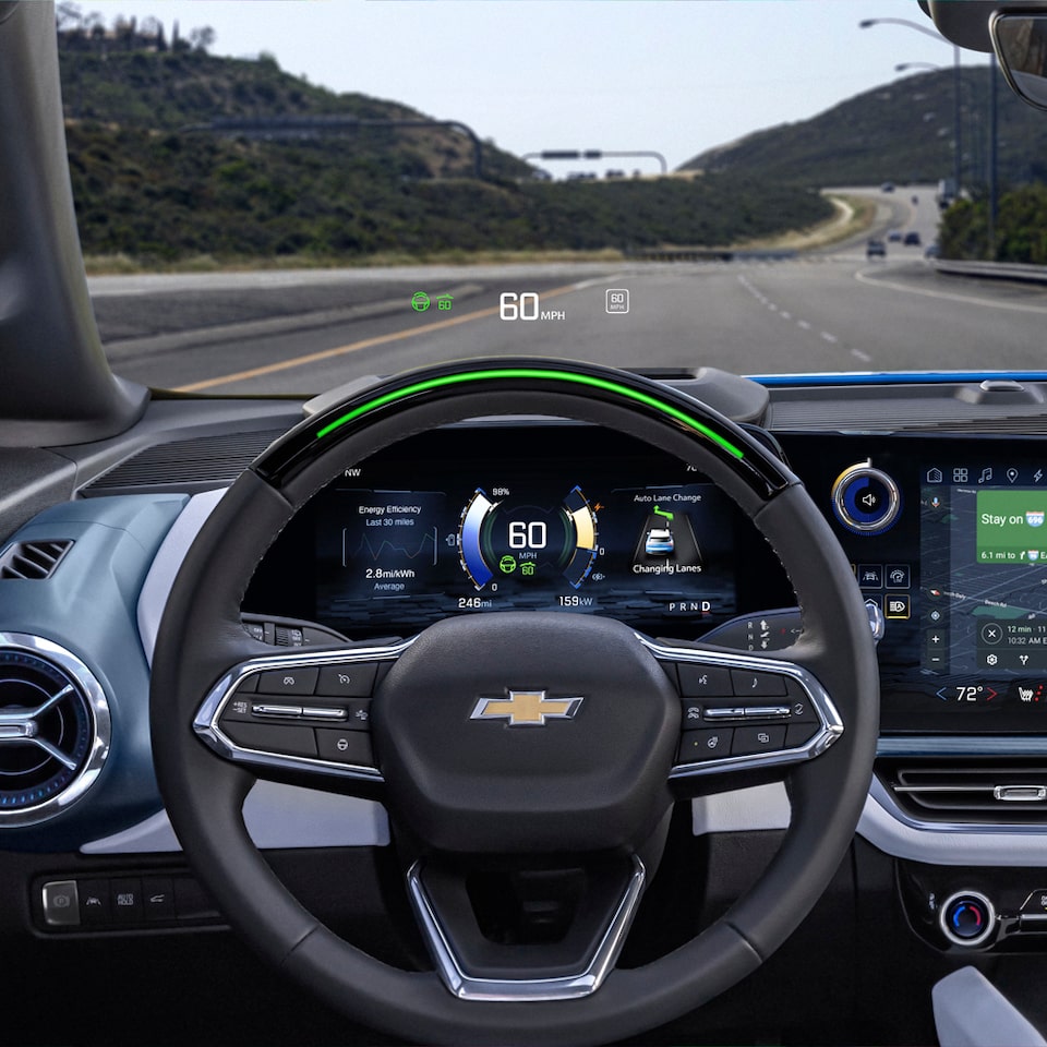 2024 Equinox EV Interior Super Cruise Shot