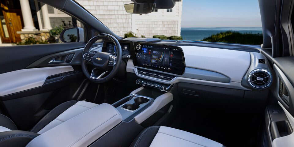 2024 Equinox EV Interior Cabin Shot