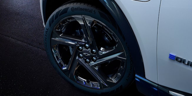 2024 Equinox EV Wheel Close-Up Shot