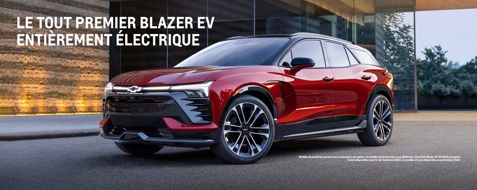 VUS Chevrolet Blazer entièrement électrique.