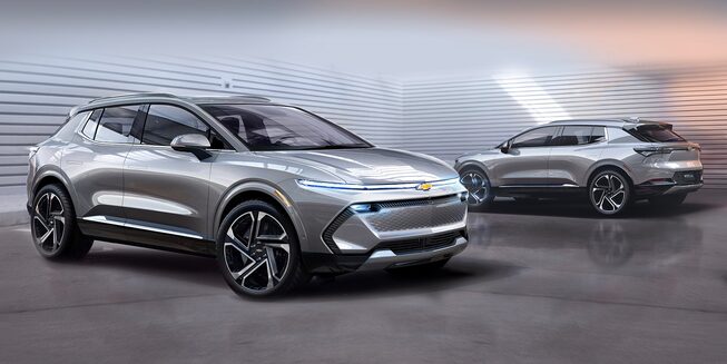 Future EV: Equinox parked.