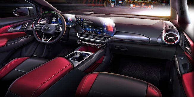 Future EV: Equinox interior.