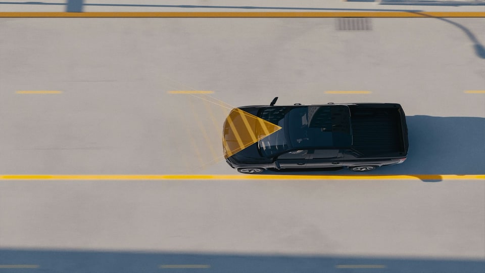 Vidéo de l’aide au maintien sur la voie avec avertisseur de sortie de voie pour la personnalisation des VÉ Chevrolet.