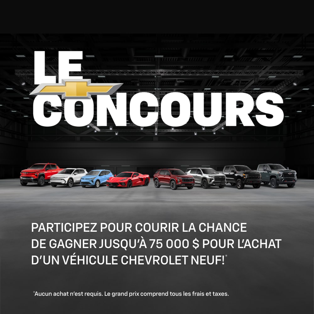 Le concours de Chevrolet